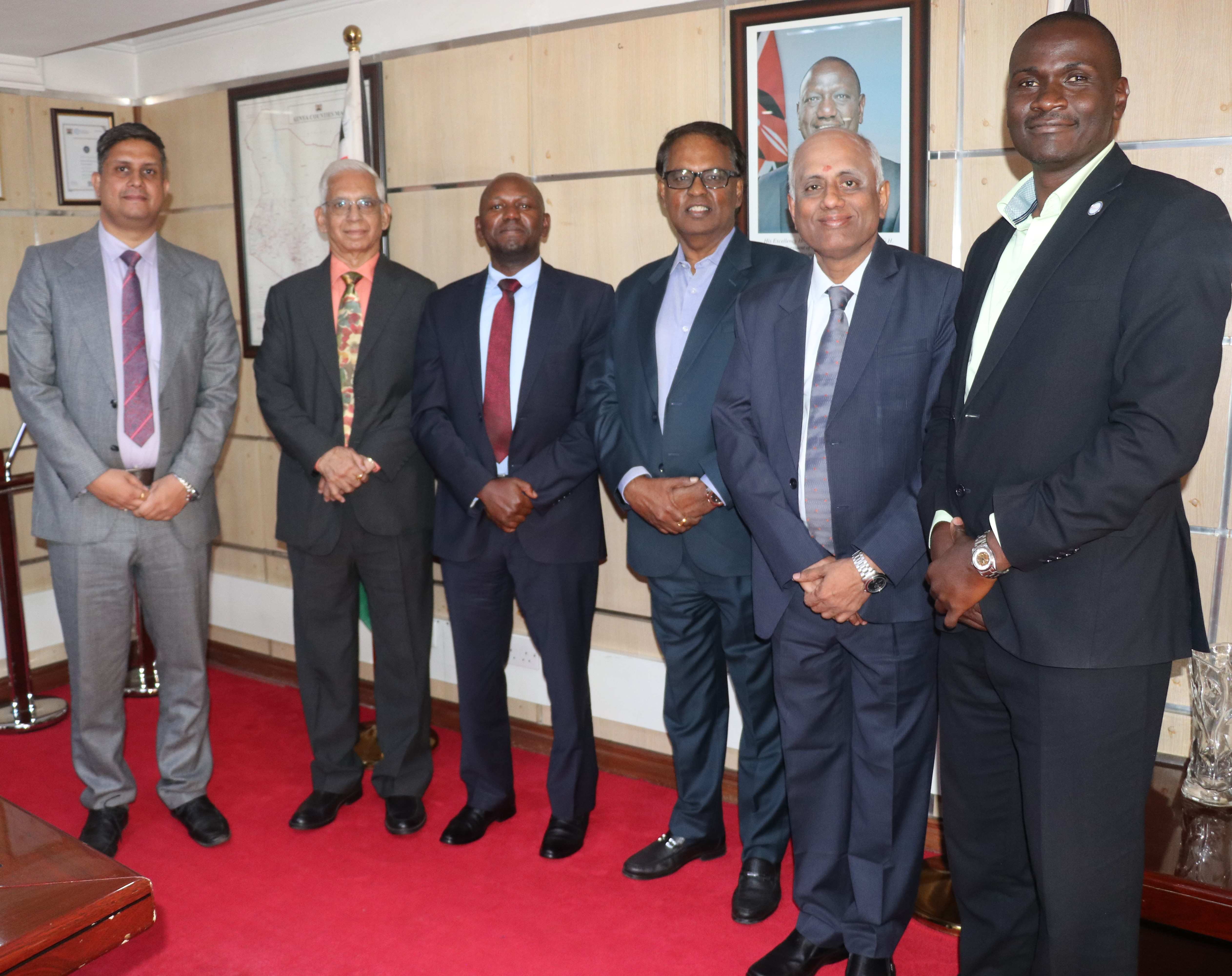 BHARAT RE DELEGATION BUSINESS COURTESY VISIT TO KENYA RE