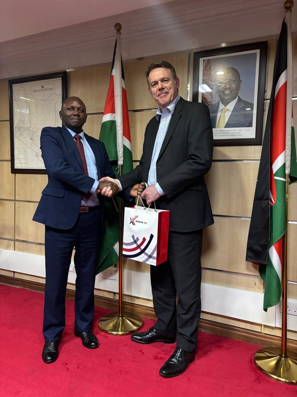 GMD, DR. WACHINGA, HOSTS GUY CARPENTER- UK