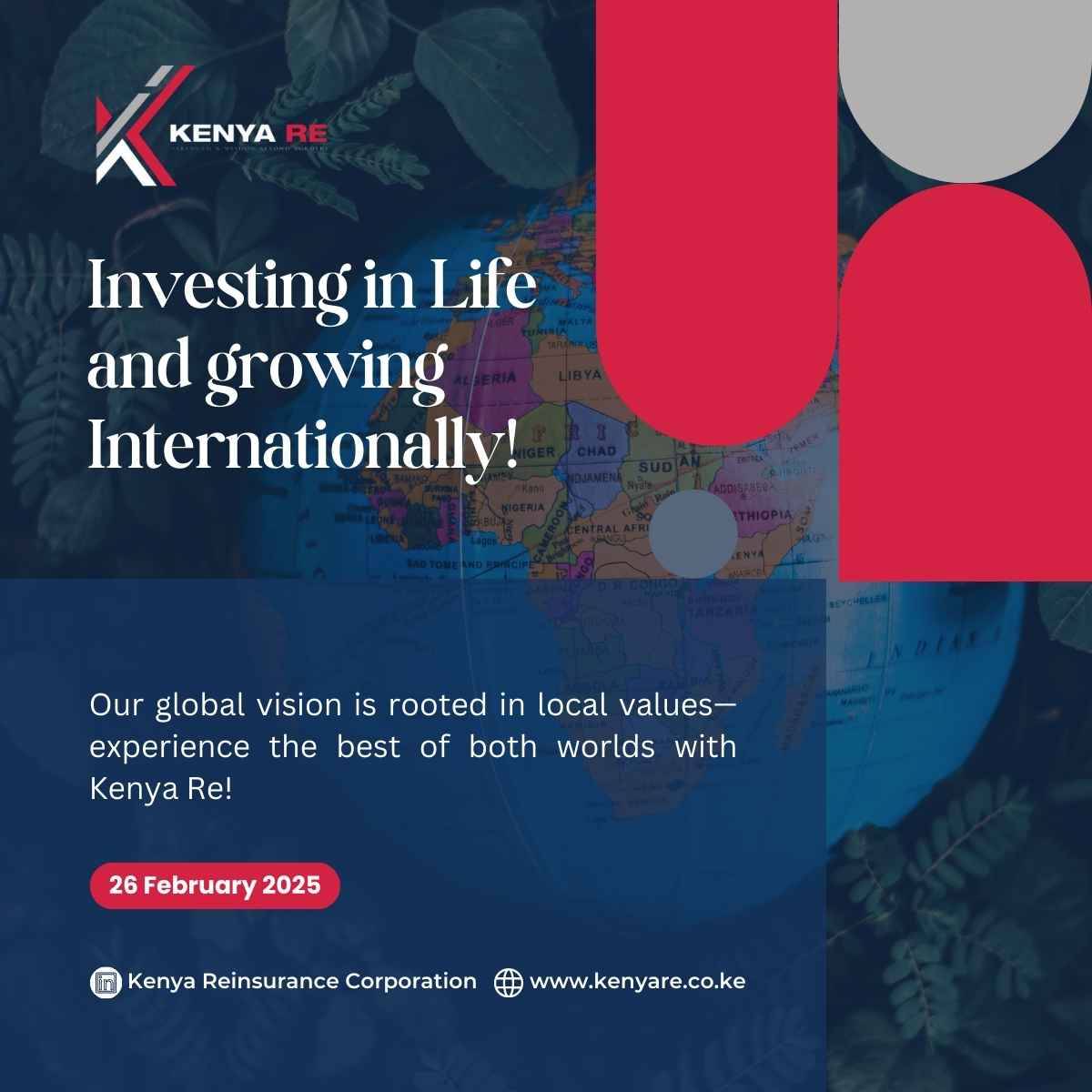 INVESTING IN LIFE AND GROWING INTERNATIONALLY! 