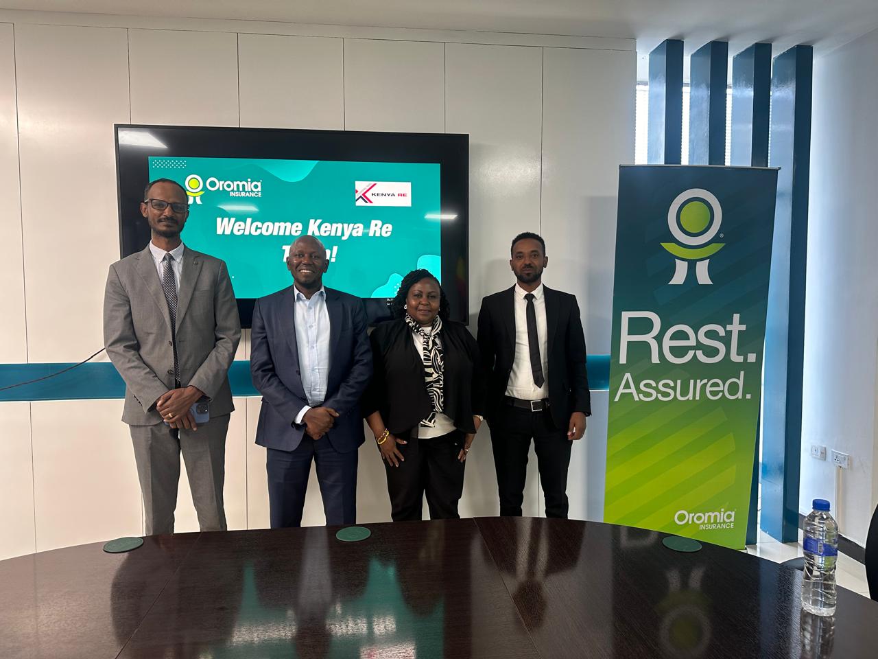 KENYA RE GROUP MD DR.HILLARY WACHINGA PAYS COURTESY VISIT TO OROMIA INSURANCE