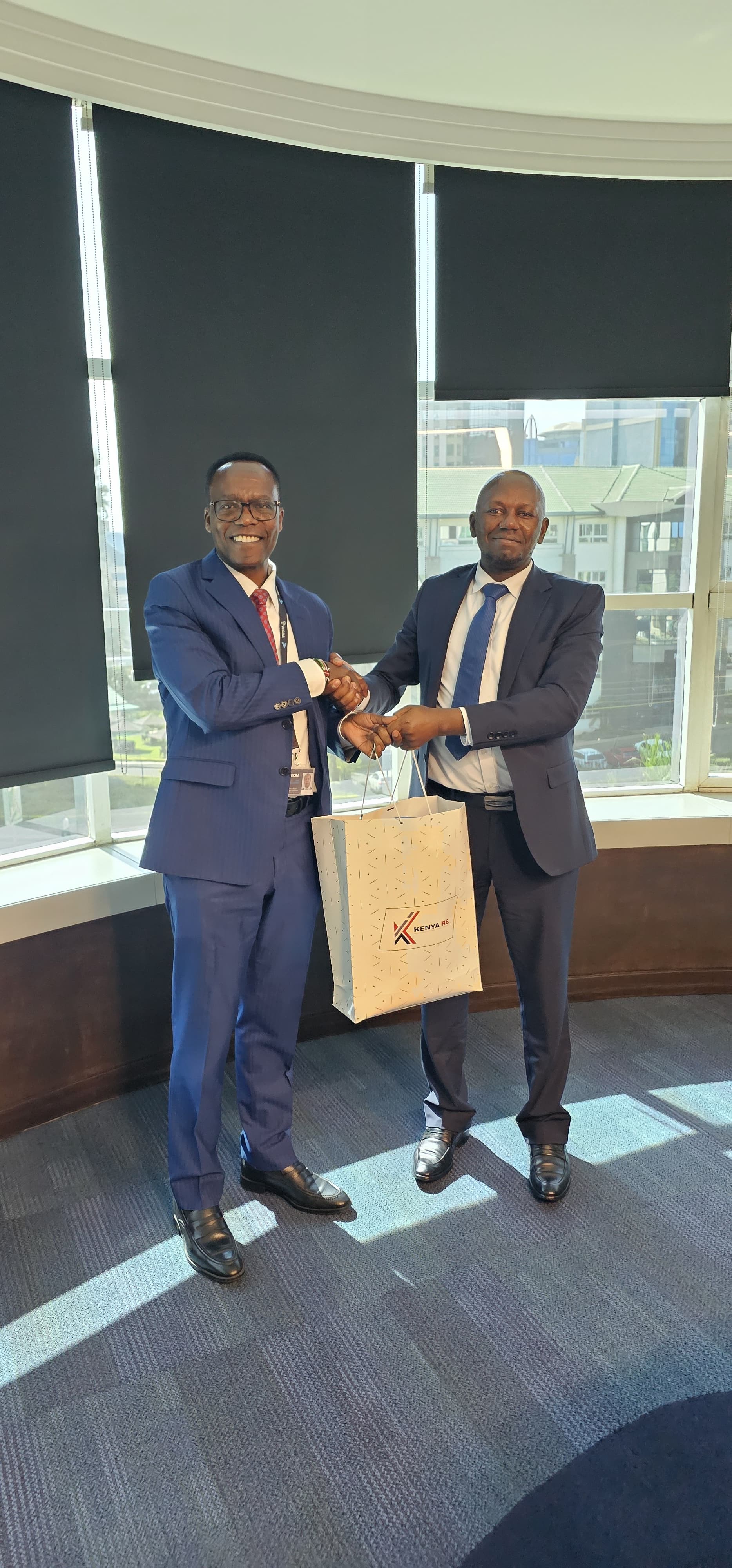 KENYA RE GMD COURTESY CALL ON NCBA GROUP GMD